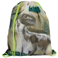 Spirit: Zaino scolastico dinosauro Raptor, set 5 pezzi 38x17x28cm immagine 7