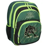 Spirit: Zaino scolastico ergonomico arrotondato verde con motivo a pantera
