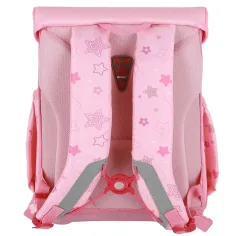 Spirit: Zaino scolastico grigio con gatto, set da 5 pezzi 38x17x28cm immagine 3