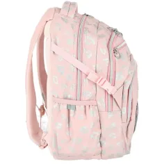 Spirit: Zaino scolastico rosa arrotondato di Masha e Orso, 46x31x21cm immagine 2