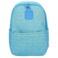 Spirit: Zaino scolastico ultraleggero in mesh con motivo blu, 43x28x13cm