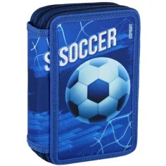 Spirit: astuccio pre-riempito a tre scomparti Football Blue