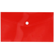 Spirit: cartella portadocumenti rossa con chiusura a pressione 235 x 115 mm