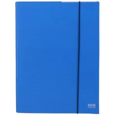Spirit: cartellina con elastico blu, formato A4