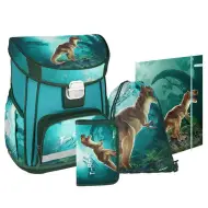 Spirit: set di zaino scolastico T-rex 4 pezzi 38x28x17cm
