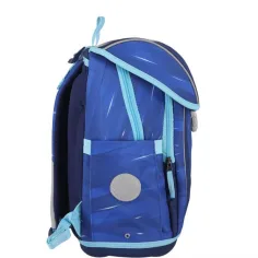 Spirit: zaino scolastico a tema calcistico Champ League con chiusura magnetica, 49x21x40 cm immagine 2