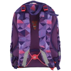 Spirit: zaino scolastico arrotondato 3D con motivo Butterfly, 34x26x44cm. immagine 2