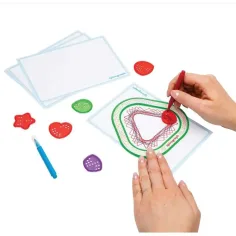 Spirografo: Forme DIVERTENTI Spirografo - Set creativo da 10 pezzi immagine 3