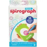 Spirografo: Spirografo da viaggio con custodia compatta, set da 10 pezzi