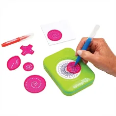 Spirografo: Spirografo da viaggio con custodia compatta, set da 10 pezzi immagine 4