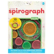 Spirografo: set creativo NEON spirografo da 10 pezzi