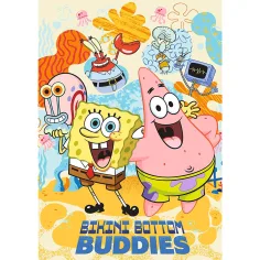 SpongeBob SquarePants e i suoi migliori amici di Bikini Bottom - Puzzle Premium Plus qualità da 1000 pezzi - Trefl immagine 2
