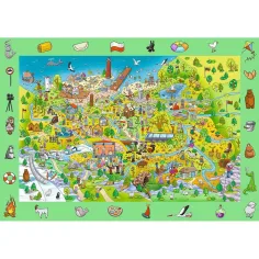 Spy Guy puzzle 100 pezzi Polonia - Trefl immagine 2