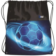 St.Right Cosmic Soccer sacca da ginnastica, borsa sportiva 34x43 cm