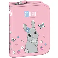 St.Right Cute Rabbit astuccio pieghevole con motivo con coniglio, PC03, 20,5x14x3,5 cm