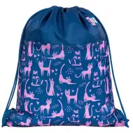 St.Right Lazy Cats sacca da ginnastica, borsa sportiva 43x34cm