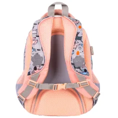St.Right My Little Friends Grey York zaino scolastico a quattro scomparti, 40x28x18 cm immagine 4