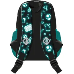 St.Right Neon calcio zaino scolastico, zaino BP70 32x22x11,5cm immagine 2