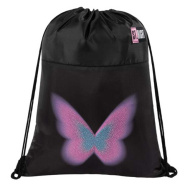 St.Right Pastel Butterfly sacca da ginnastica, borsa sportiva 34x43 cm