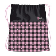 St.Right Pink Checkered sacca da ginnastica, sacca sportiva 43x34cm