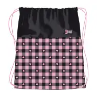 St.Right Pink Checkered sacca da ginnastica, sacca sportiva 43x34cm