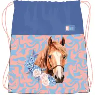 St.Right Romantic Horse sacca sportiva con cavallo, 34x43 cm