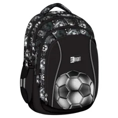 St.Right Silver Goal borsa scolastica, zaino BP04 43x32x20cm immagine 1