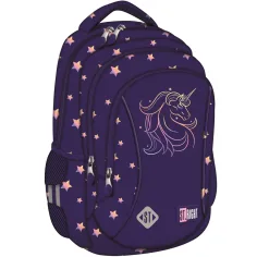 St.Right Unicorn Glow borsa scolastica, zaino BP26 39x27x17 cm immagine 1