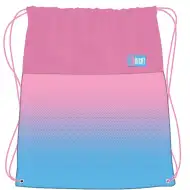 St.Right sacca sportiva rosa-azzurra sfumata, 34x43 cm