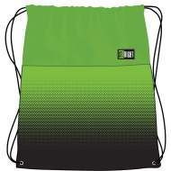 St.Right sacca sportiva verde sfumata, 34x43 cm