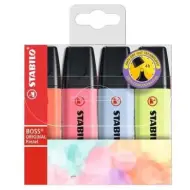 Stabilo: BOSS Original Evidenziatore Pastello 2-5mm 4 pezzi