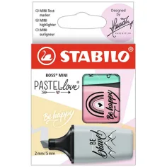 Stabilo: Boss Mini Pastellove evidenziatori set da 3 pezzi