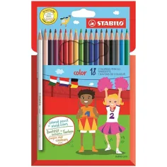 Stabilo Color: set di 18 matite colorate
