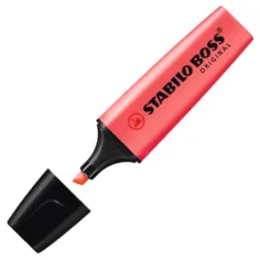 Stabilo: Evidenziatore BOSS Original colore rosso 2-5mm immagine 2