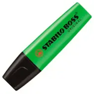 Stabilo: Evidenziatore BOSS Original verde 2-5mm
