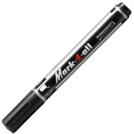 Stabilo: Mark-4-All pennarello a base di alcol con punta tonda, colore nero