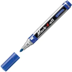 Stabilo: Mark-4-All pennarello a sfera ad alcol colore blu immagine 2