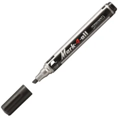 Stabilo: Mark-4-All pennarello alcolico a punta tronca colore nero immagine 2