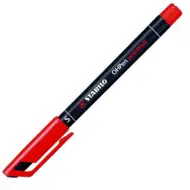 Stabilo: OHPen pennarello a base di alcol con punta S di colore rosso