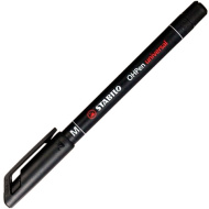 Stabilo OHPen universal M pennarello a base alcolica, colore nero, punta 1 mm