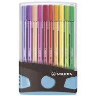 Stabilo: Pen 68 ColorParade set di 20 pennarelli in un astuccio apribile azzurro chiaro