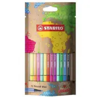 Stabilo: Pen 68 Mini set di 12 pennarelli colorati