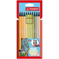 Stabilo: Set di 10 pennarelli Pen 68