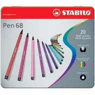 Stabilo: Set di pennarelli Pen 68 in scatola di metallo da 20 pezzi