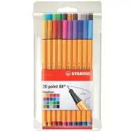 Stabilo: Set di penne a punta fine Point 88, 20 pezzi