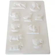 Stampo per colata in gesso di animali domestici