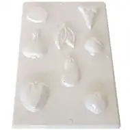 Stampo per colata in gesso di verdure