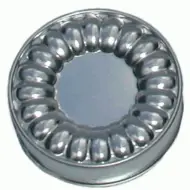Stampo per dolci in metallo ondulato da 12 cm