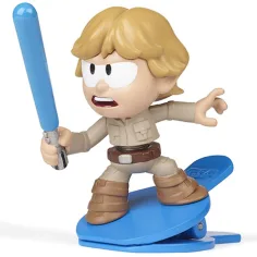Star Wars Battle Bobblers Vader vs Luke figure con clip - Hasbro immagine 3