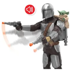 Star Wars: Il Mandaloriano e Grogu - set di action figure con effetti sonori - Hasbro immagine 3